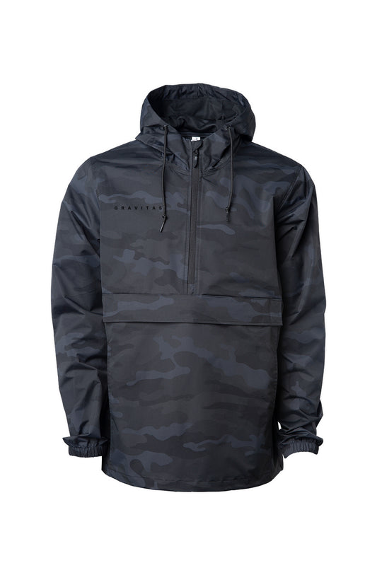 Black Camo Anorak Jacket