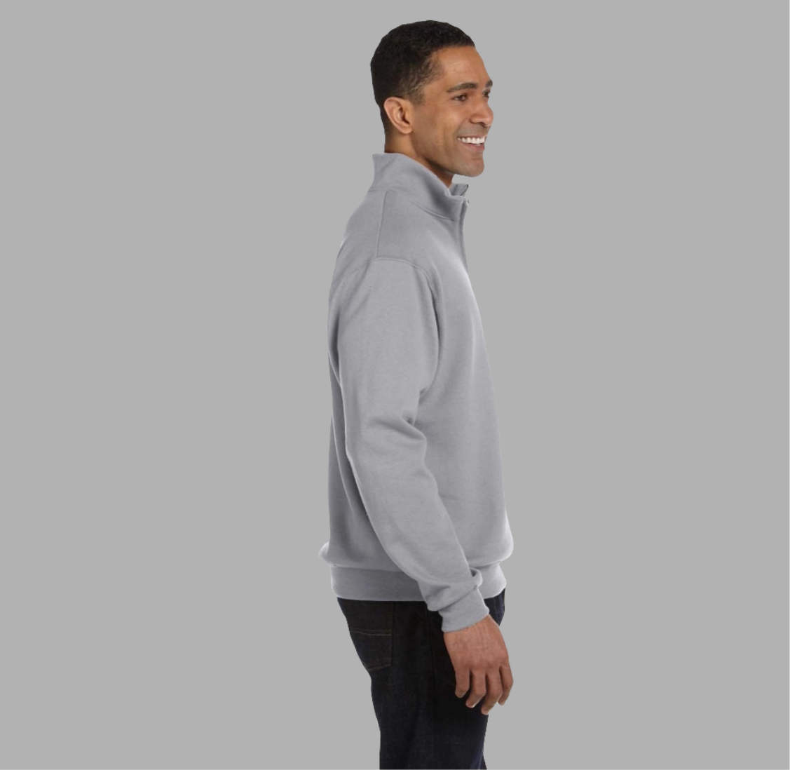 Gravitas Cadet Collar Quarter-Zip Sweatshirt