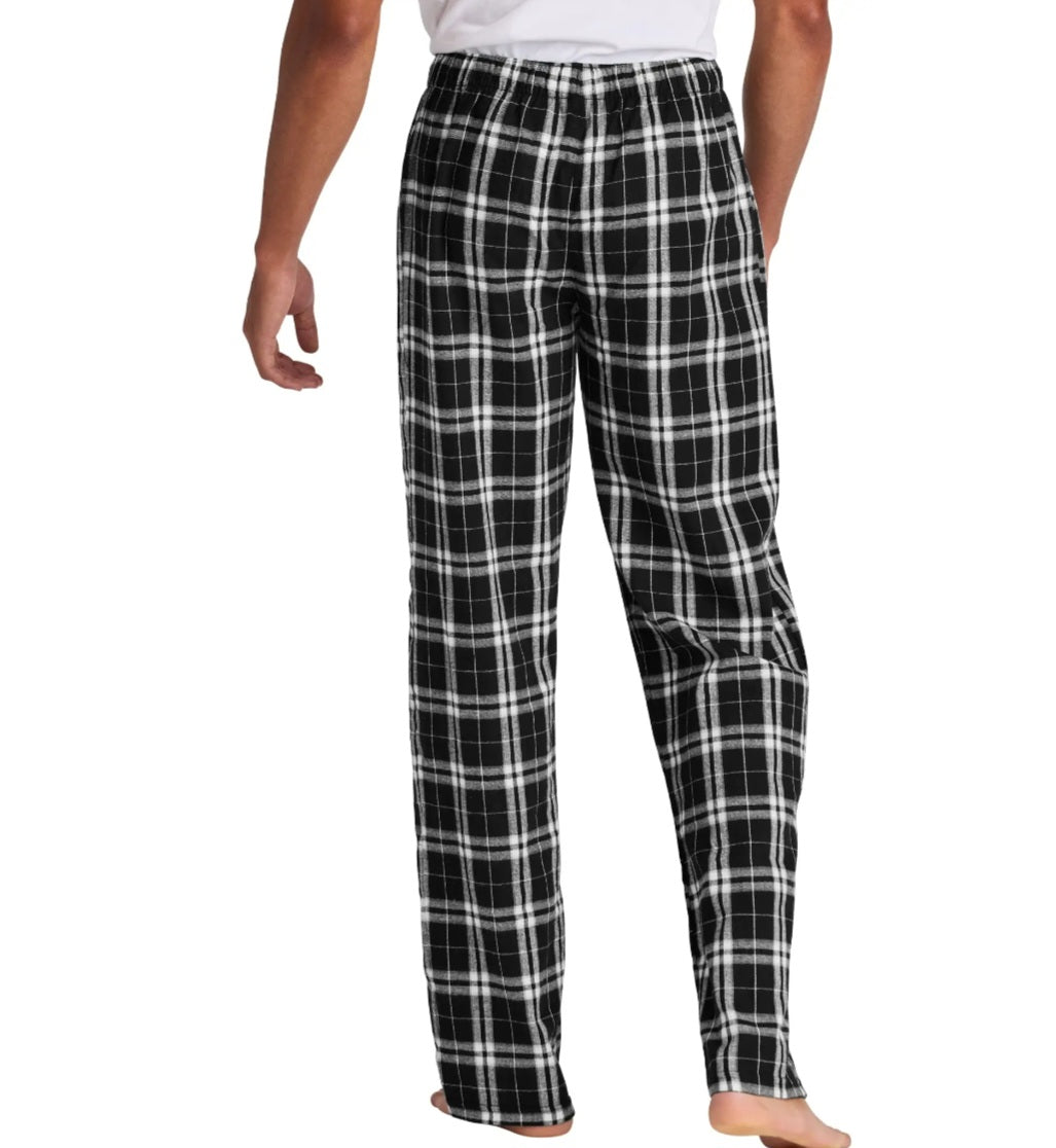 Mens Flannel Plaid Pant