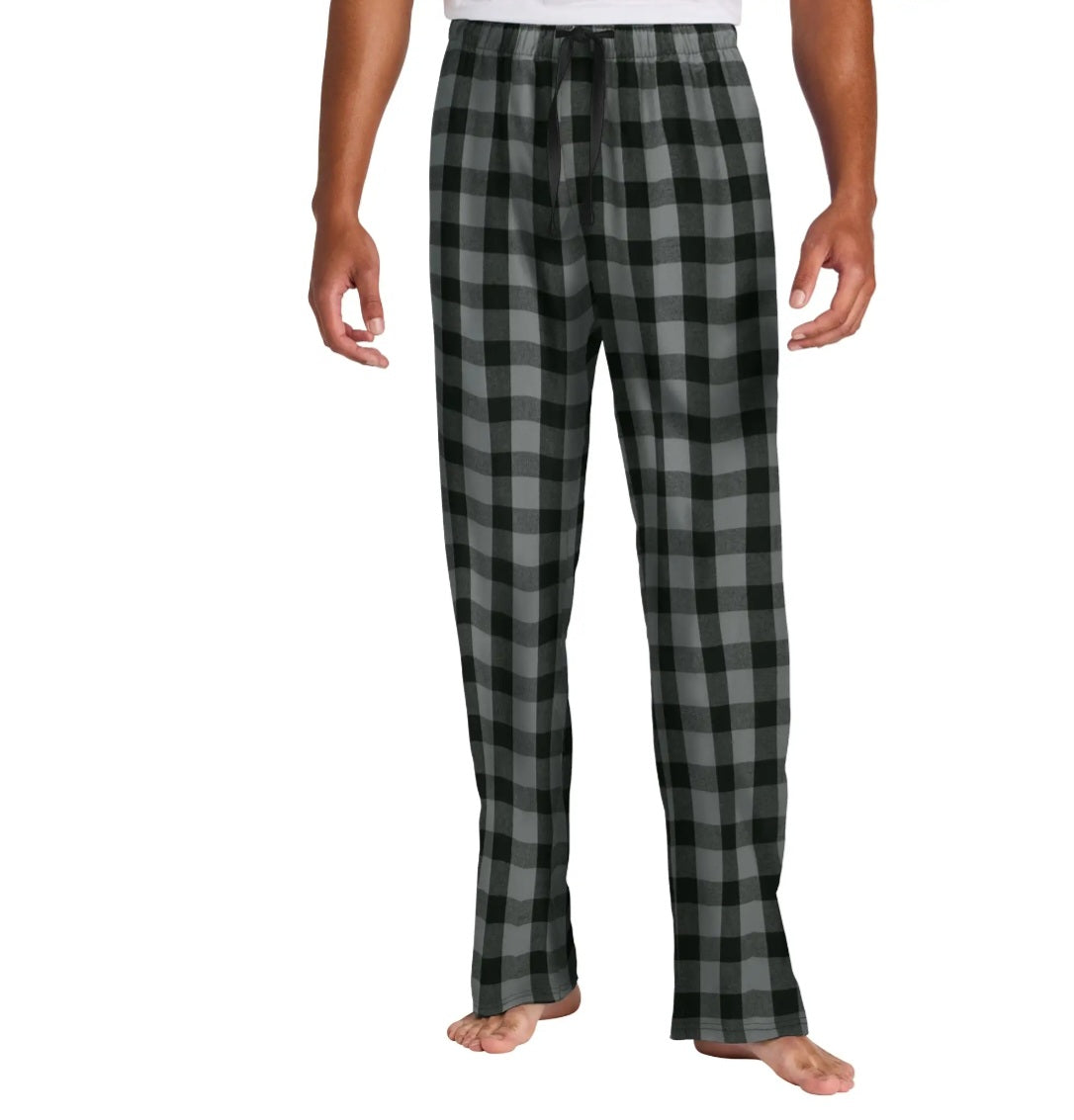 Mens Flannel Plaid Pant